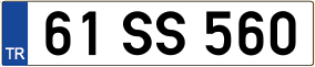 Truck License Plate